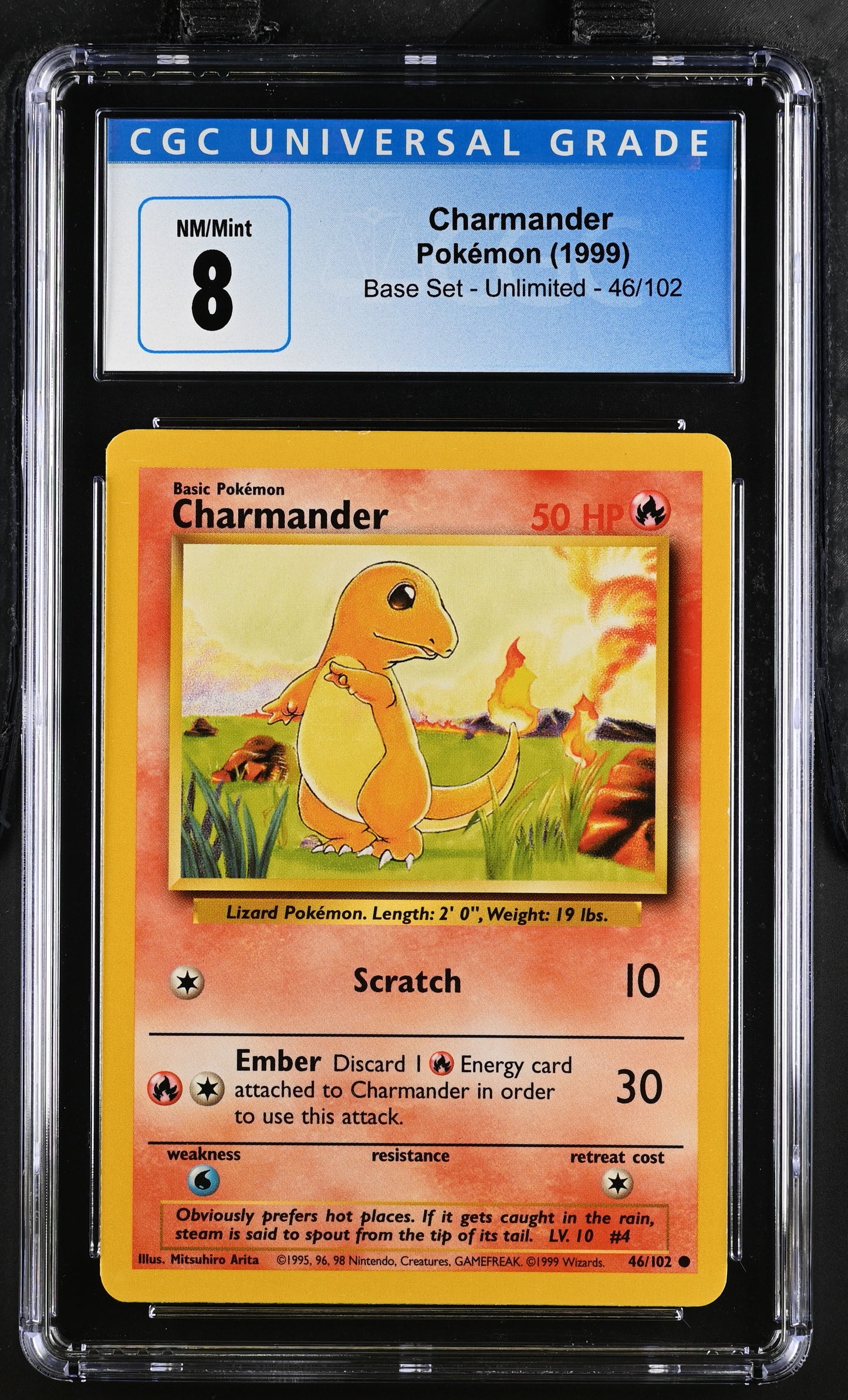 1999 POKEMON GAME #46 CHARMANDER