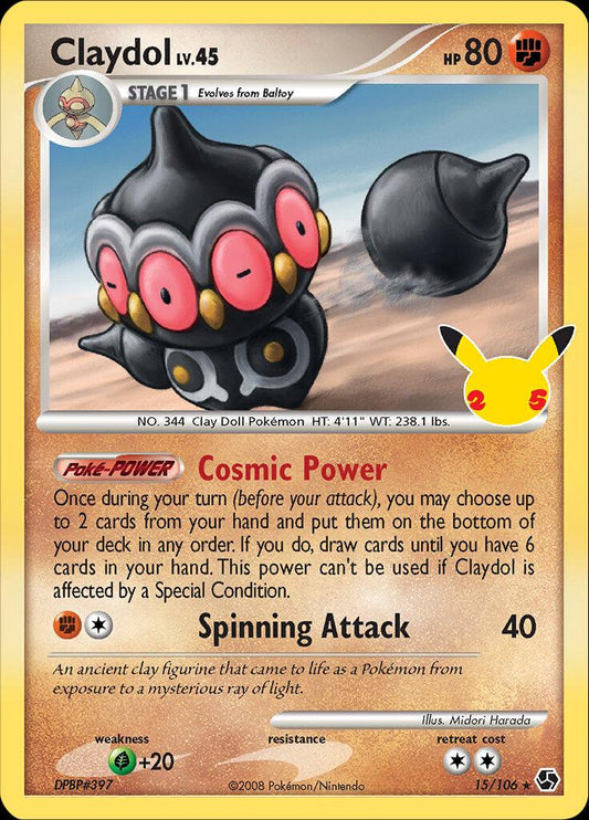 Claydol [Holo] #15, Pokemon Celebrations