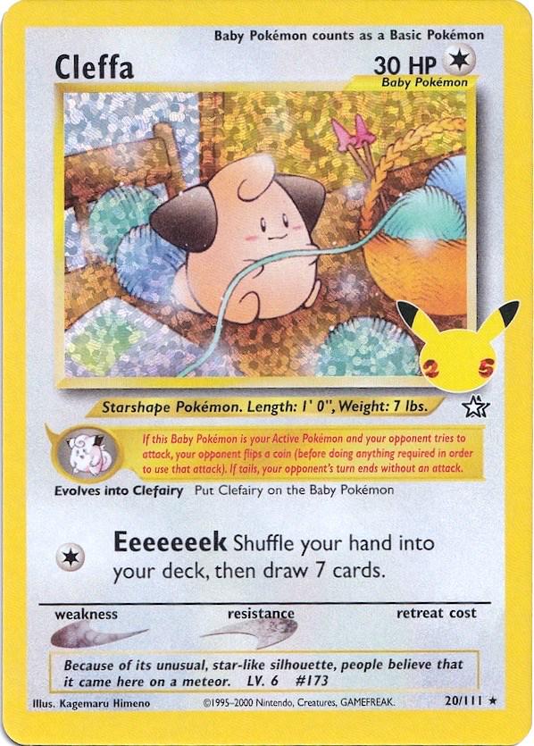 Cleffa #20, Pokemon Celebrations